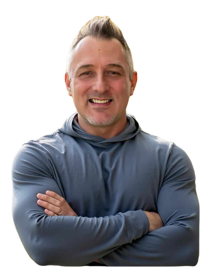 Matt Ward, founder of KK Web Co., smiling with arms crossed